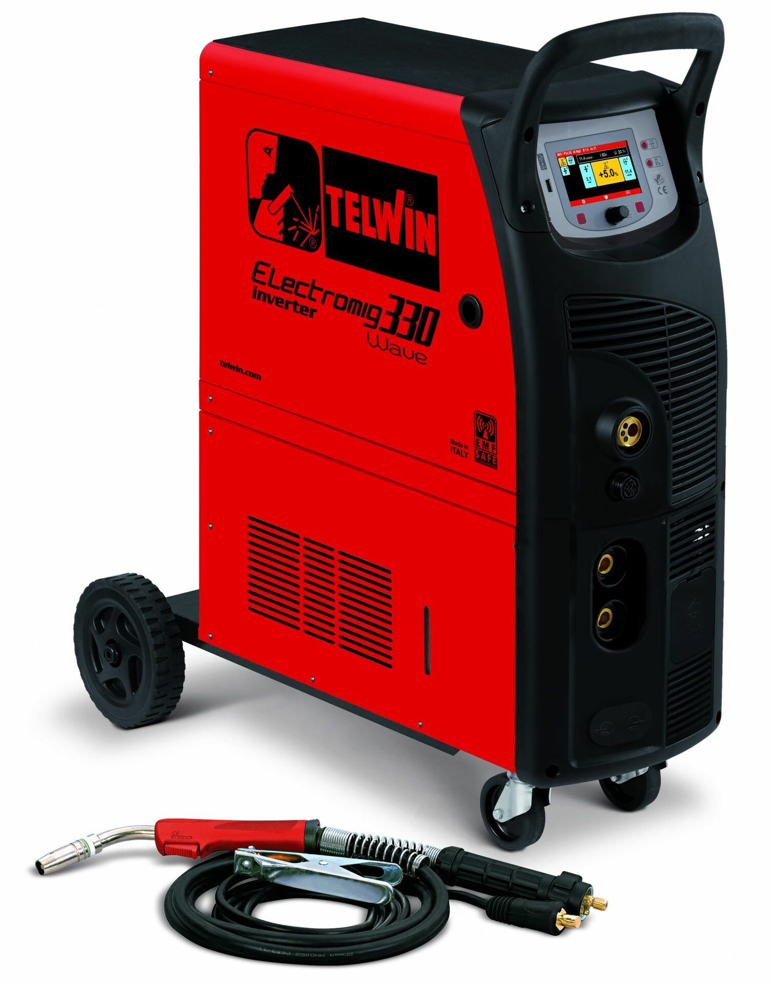 Сварочный полуавтомат инвертор Telwin ELECTROMIG 330 WAVE + ACC. 816061 Сварочный полуавтомат инвертор Telwin ELECTROMIG 330 WAVE + ACC. 816061