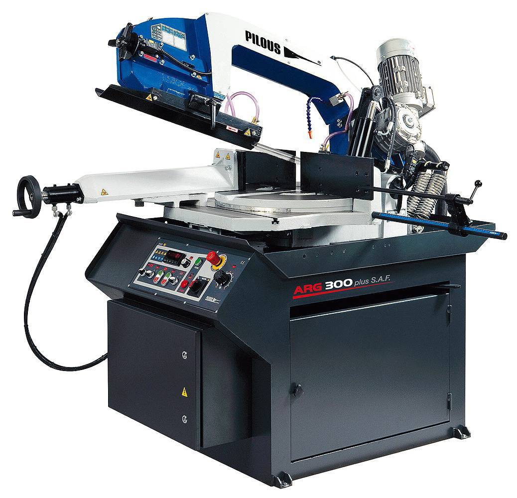 Ленточнопильный станок полуавтоматический Pilous ARG 300 Plus S.A.F. Ленточнопильный станок полуавтоматический Pilous ARG 300 Plus S.A.F.