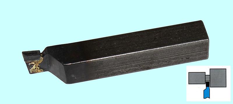 Резец Отрезной 25х25х140 Т15К6 левый DIN 4981 Резец Отрезной 25х25х140 Т15К6 левый DIN 4981