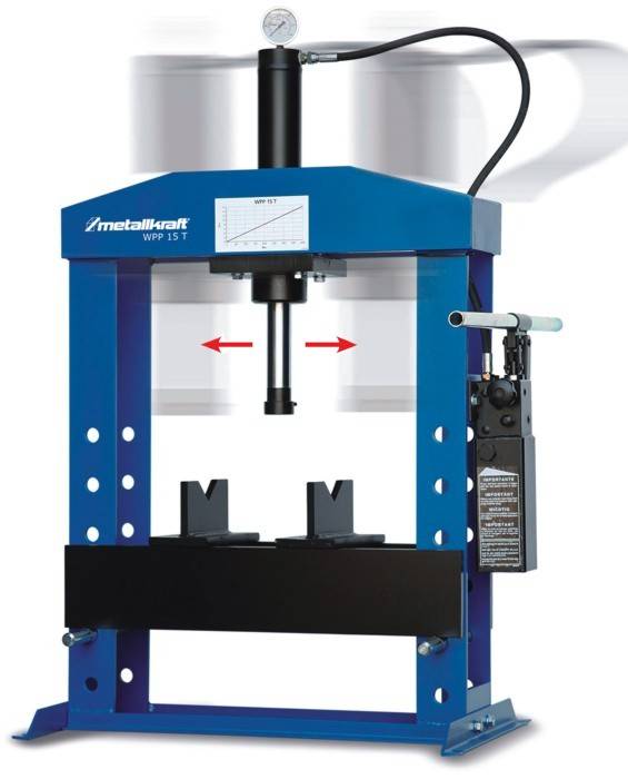 Пресс гидравлический WPP 15Т Metallkraft 4001115