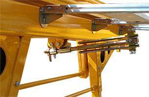 Ограничитель угла гибочной балки на 4 предустанавливаемых позиции для станка METALMASTER серии Euro