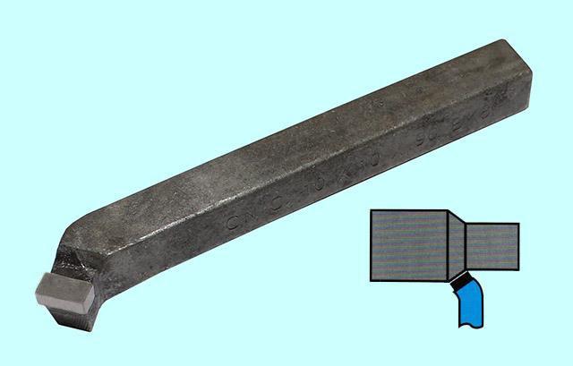 Резец Проходной упорный отогнутый 10х10х 90 Т5К10 DIN 4980