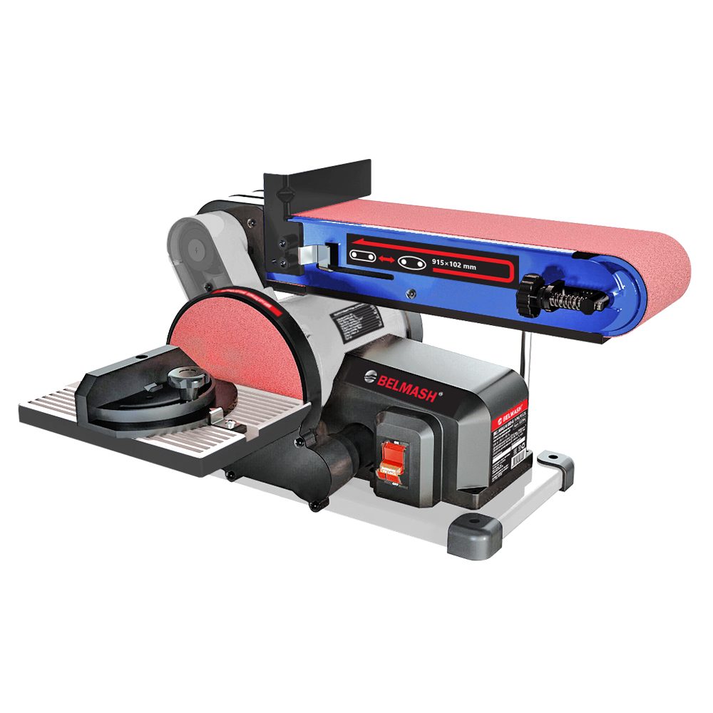 Станок шлифовальный ленточно-дисковый БЕЛМАШ BDG 100/152L Станок шлифовальный ленточно-дисковый БЕЛМАШ BDG 100/152L