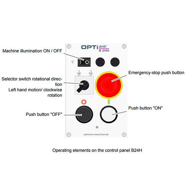 Сверлильный станок OPTIdrill B 24H (400 V) Сверлильный станок OPTIdrill B 24H (400 V)