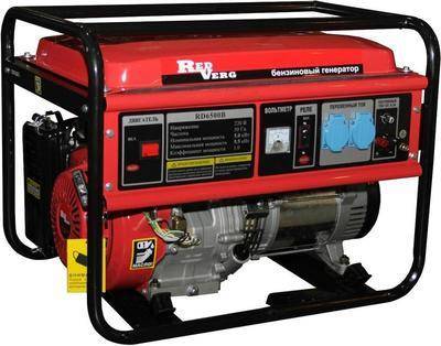 Генератор бензиновый RedVerg RD6500B Генератор бензиновый RedVerg RD6500B