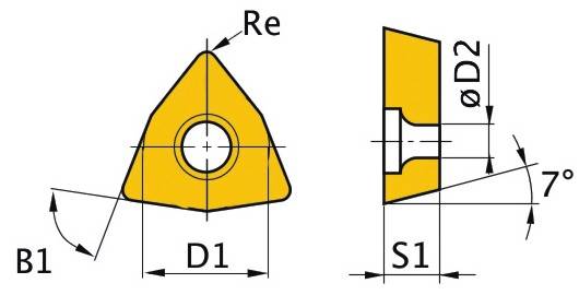 Пластина Optimum WNMG080408 резцы 36 /37/51/53/56/58 3441752