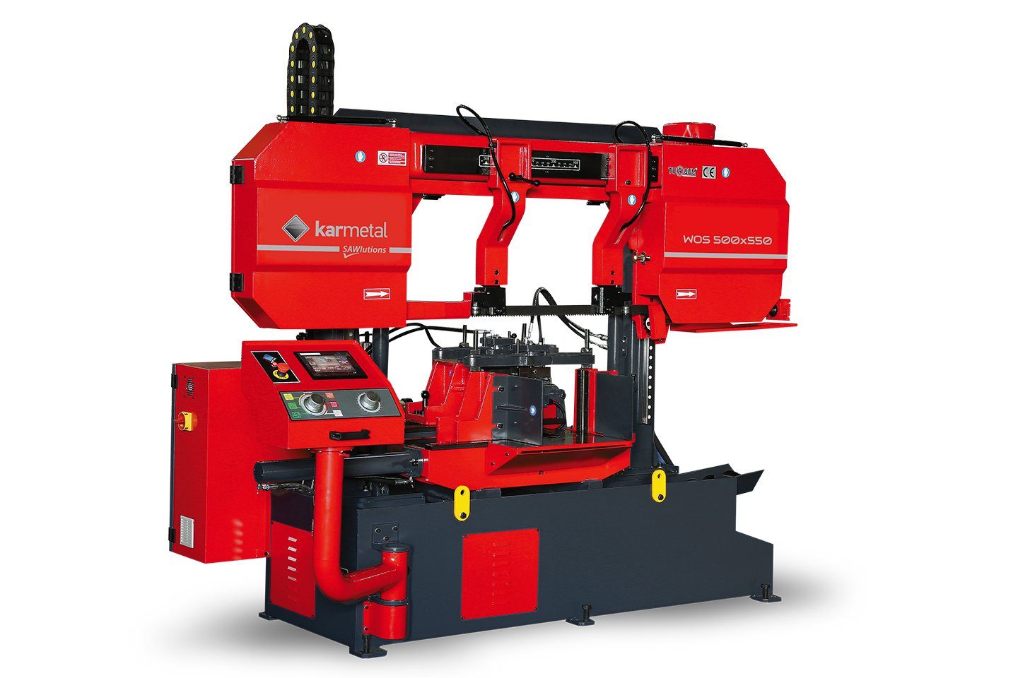 Автоматический двухколонный ленточнопильный станок KARMETAL WOS 500×550 (резка под прямым углом) Автоматический двухколонный ленточнопильный станок KARMETAL WOS 500×550 (резка под прямым углом)