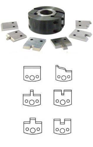 Головка фрезерная со сменными профильными ножами Муравей