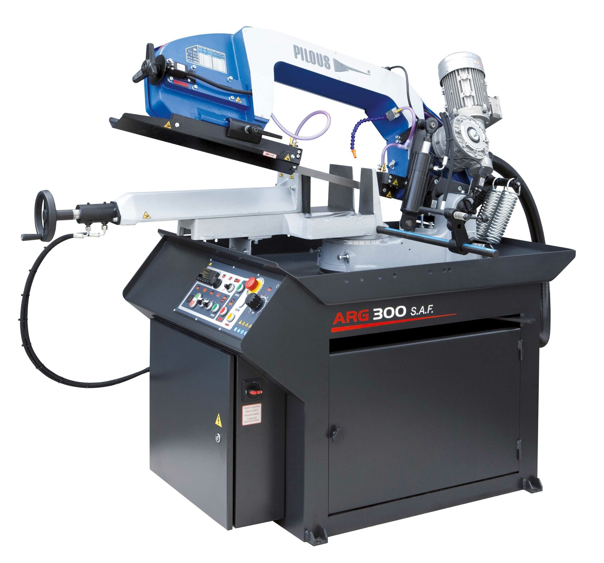 Ленточнопильный станок полуавтоматический Pilous ARG 300 S.A.F. Ленточнопильный станок полуавтоматический Pilous ARG 300 S.A.F.