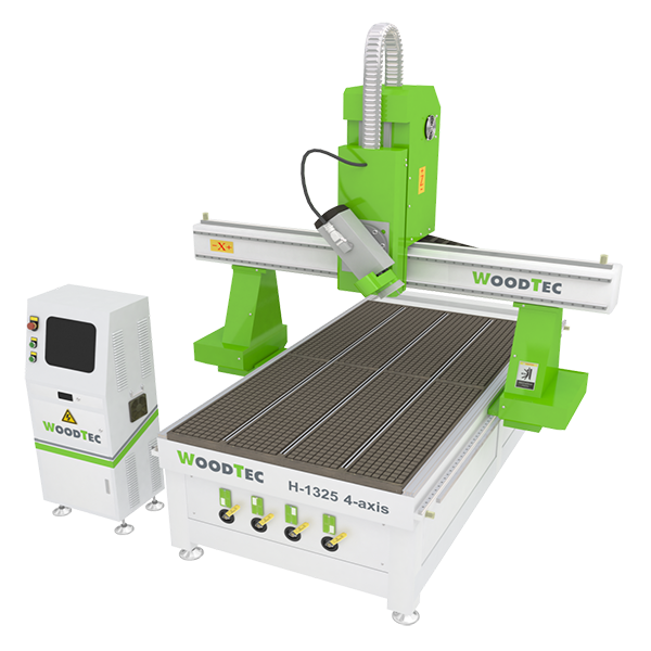 Фрезерно-гравировальный станок с ЧПУ WoodTec H 1325 4-axis Фрезерно-гравировальный станок с ЧПУ WoodTec H 1325 4-axis