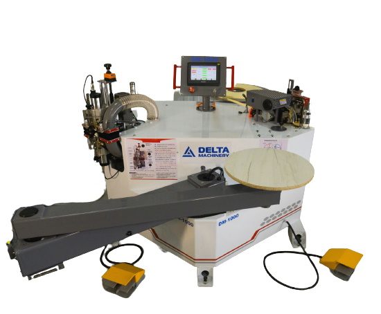 Кромкооблицовочный полуавтоматический станок DM-1000 Кромкооблицовочный полуавтоматический станок DM-1000