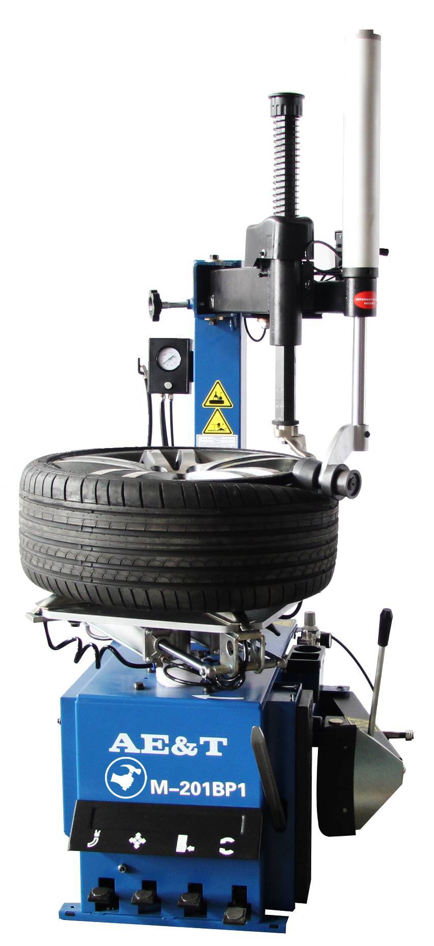 Шиномонтажный станок AE&T M-201ВР1 10-24" с правой рукой с наддувом, 380В