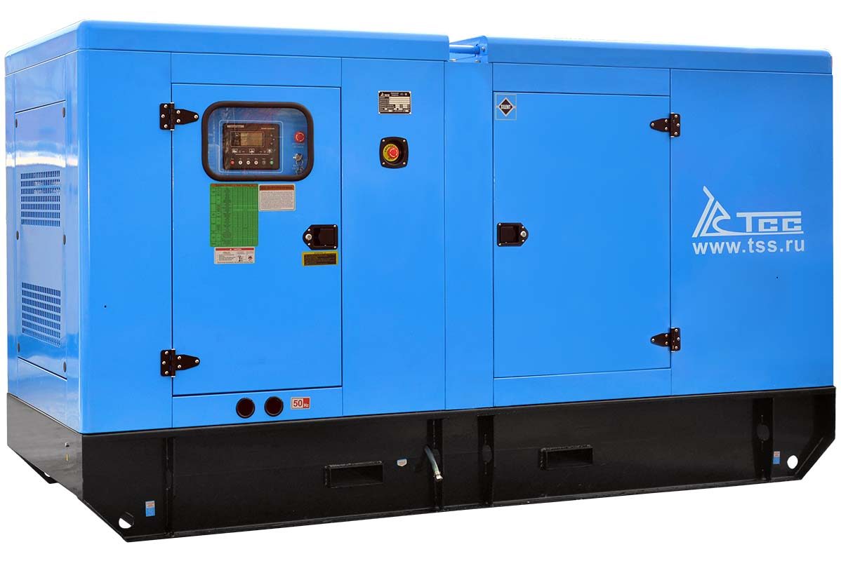 Дизельный генератор ТСС АД-120С-Т400-1РКМ5 в шумозащитном кожухе / TSd 170TS ST
