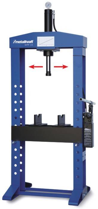 Пресс гидравлический WPP 15 Metallkraft 4001015