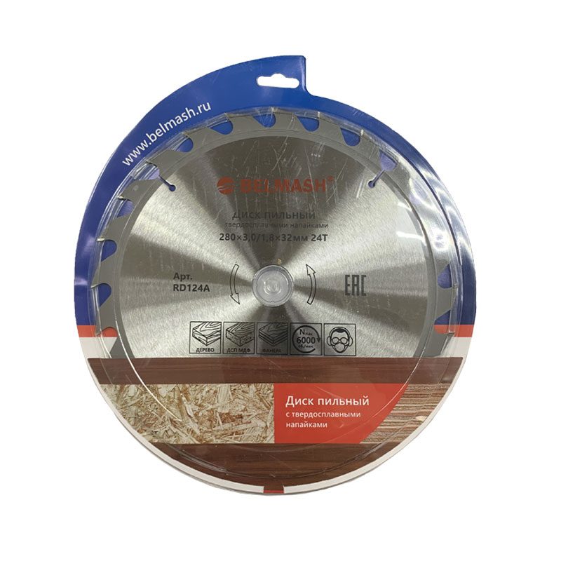 Диск пильный BELMASH 280х3,0/2,0х32ММ 48Т Диск пильный BELMASH 280х3,0/2,0х32ММ 48Т