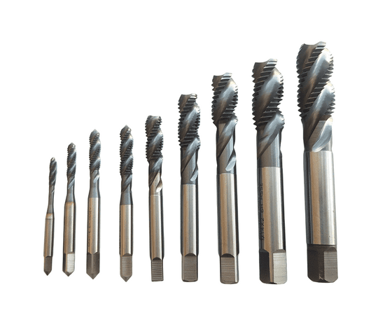 Набор метчиков М6-М30, Partner, HSSE спиральная канавка 38°, H6, TiAlN (Серия TS01)