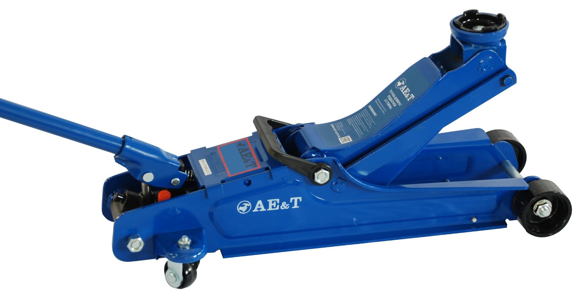 Домкрат подкатной AE&T T31103A 2.5т низкий полупроф
