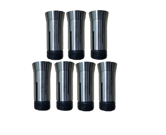 Набор дополнительных цанг тип Partner С5 для станков Partner PP-U3/U2 размеры 14,16,18,20,22,24,25 мм (7 шт.) Набор дополнительных цанг тип Partner С5 для станков Partner PP-U3/U2 размеры 14,16,18,20,22,24,25 мм (7 шт.)