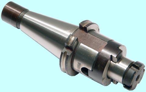 Оправка с хвостовиком 7:24 - 40, d-27 ГОСТ 25827 исп.3 для нас. торц. фрез с поперечной шпонкой, с ключом РВК