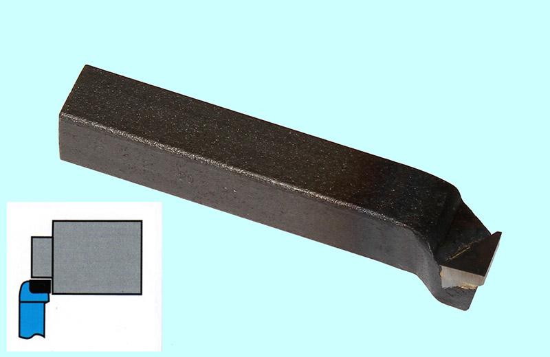 Резец Подрезной отогнутый 25х25х140 Р6М5К5 левый DIN 4977 Резец Подрезной отогнутый 25х25х140 Р6М5К5 левый DIN 4977