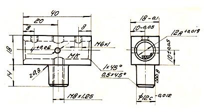 Втулка с цапфой 60х 30х 30 d 18мм (ДСП-110)