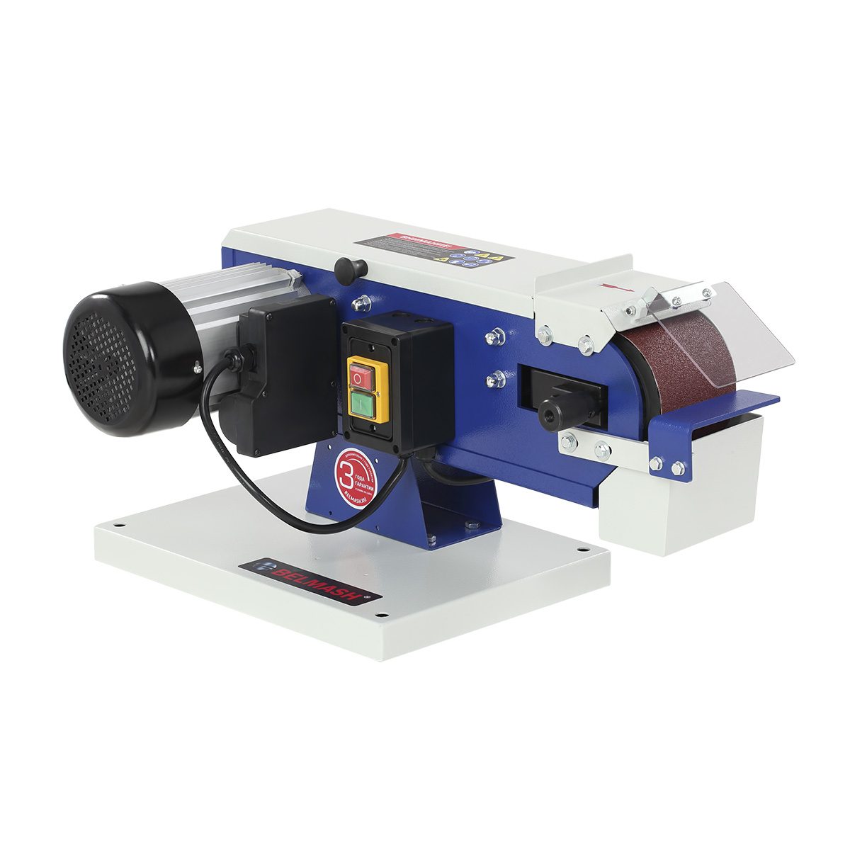 Станок шлифовальный ленточный BELMASH BSM-484T Станок шлифовальный ленточный BELMASH BSM-484T