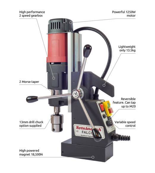 Магнитный сверлильный станок Rotabroach FALCON МСС-50 Магнитный сверлильный станок Rotabroach FALCON МСС-50