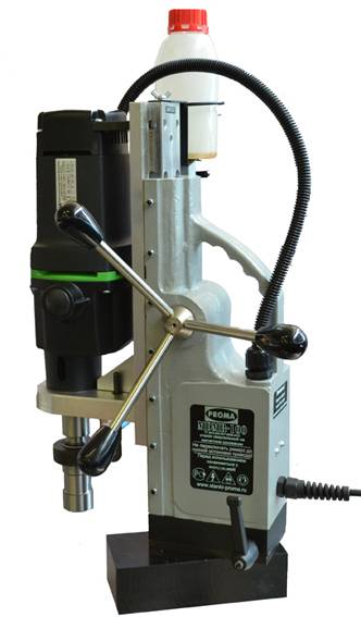 Станок сверлильно-резьбонарезной на поворотном магнитном основании Proma MDMR100 10001000