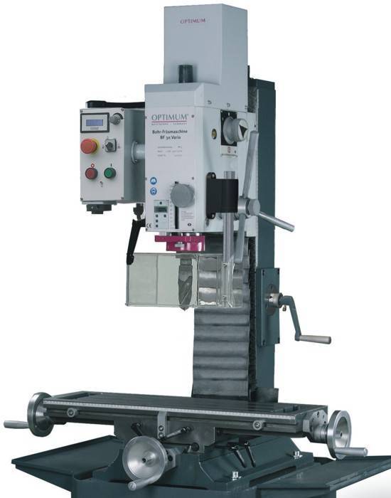 Вертикально-фрезерный станок Optimum BF30 Vario ISO30 3338431