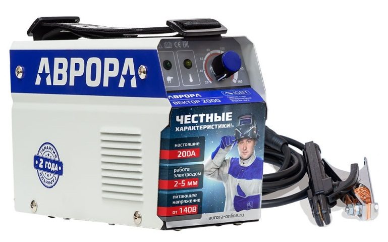 Сварочный инвертор ручной дуговой сварки ММА Аврора Вектор 2000