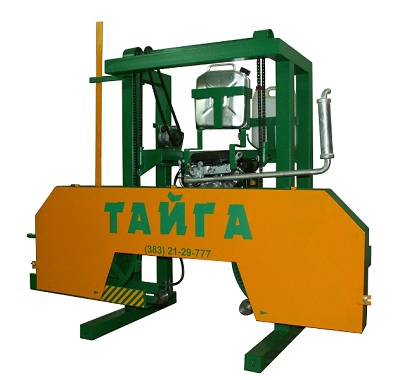 Ленточная пилорама Тайга Т-3Б + Усиленный рельсовый путь (Lifan)