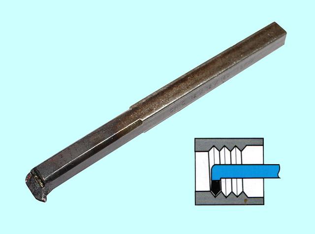 Резец Резьбовой 25х25х250 Т15К6 для внутренней резьбы DIN 283-60 Резец Резьбовой 25х25х250 Т15К6 для внутренней резьбы DIN 283-60