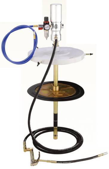 Нагнетатель густой смазки AE&T HG-77060 пневматический из бочки 60л