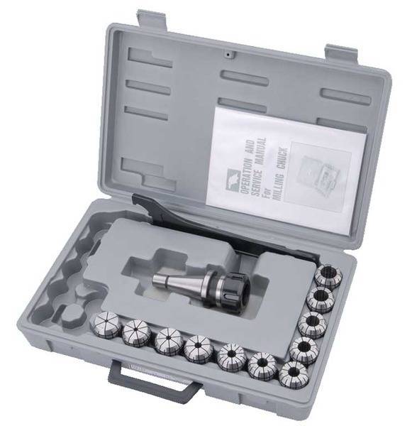 Оправка шпинделя Jet ISO30/ER32 цанговый патрон + комплект 11 цанг (3-20 мм) 50000105 Оправка шпинделя Jet ISO30/ER32 цанговый патрон + комплект 11 цанг (3-20 мм) 50000105