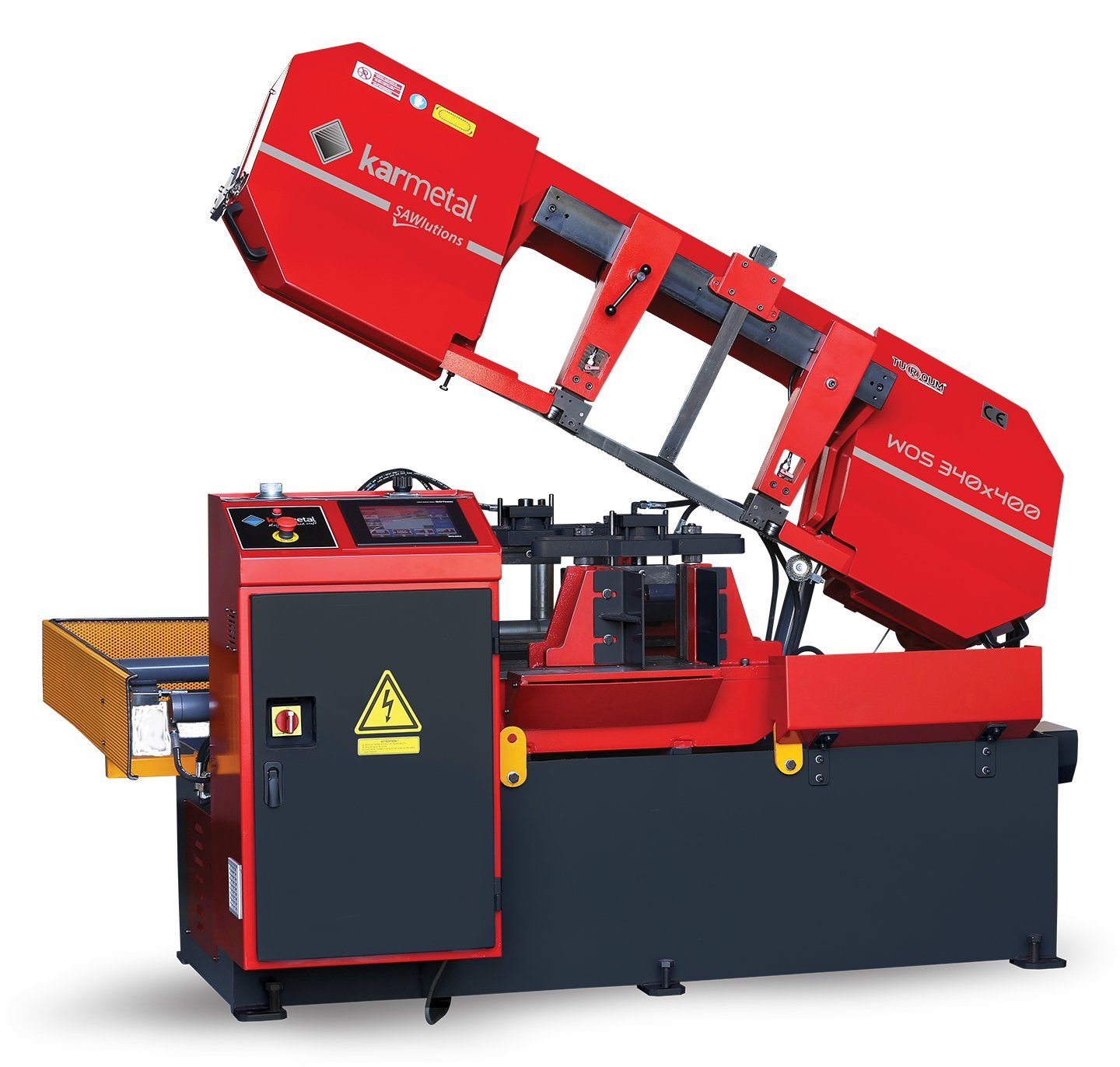 Автоматический консольный ленточнопильный станок KARMETAL WOS 340×400 (резка под прямым углом) Автоматический консольный ленточнопильный станок KARMETAL WOS 340×400 (резка под прямым углом)