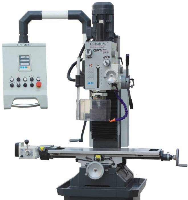 Настольный вертикально-фрезерный станок MB4P Optimum 3338460