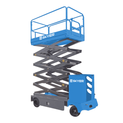 Подъемник самоходный электрический ножничный с кабиной NPF0905