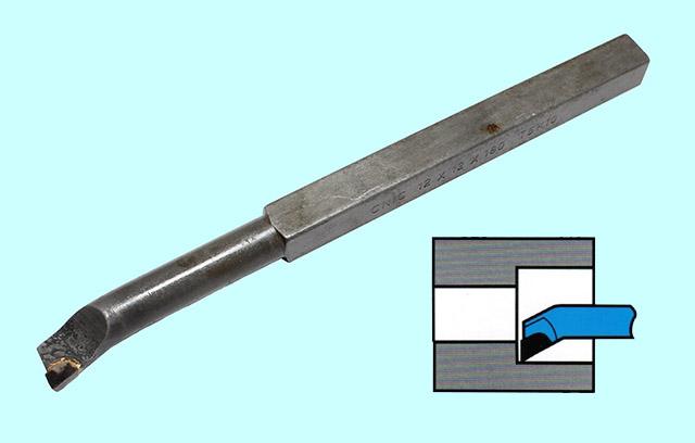 Резец Расточной 40х40х400 ВК8 для глухих отверстий DIN 4974