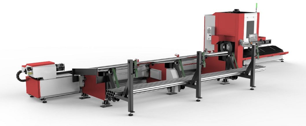 Оптоволоконный лазер-труборез MetMachine LCMP-6024 2000W с доп.опциями Оптоволоконный лазер-труборез MetMachine LCMP-6024 2000W с доп.опциями