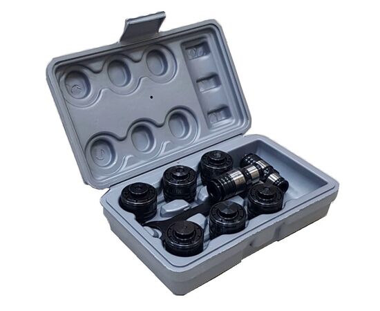 Набор резьбонарезных вставок Partner ISO-TC820, 10шт (M6-8, M10, M12, M14, M16, M18-20, M22, M24, M27-30)