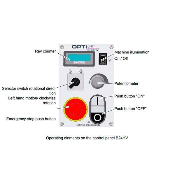 Сверлильный станок OPTIdrill B 24HV Сверлильный станок OPTIdrill B 24HV