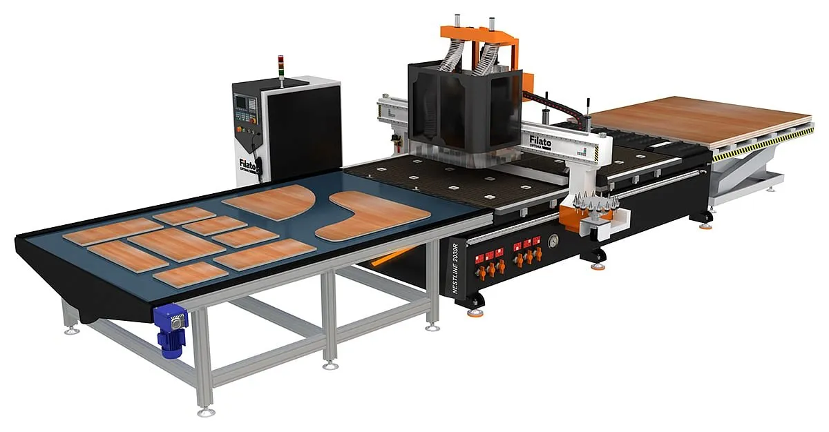 Обрабатывающий центр с ЧПУ Filato NESTLINE 2030R Обрабатывающий центр с ЧПУ Filato NESTLINE 2030R