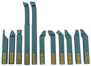 Набор резцов Optimum 16 мм 11 шт. с напайными пластинами 3441508