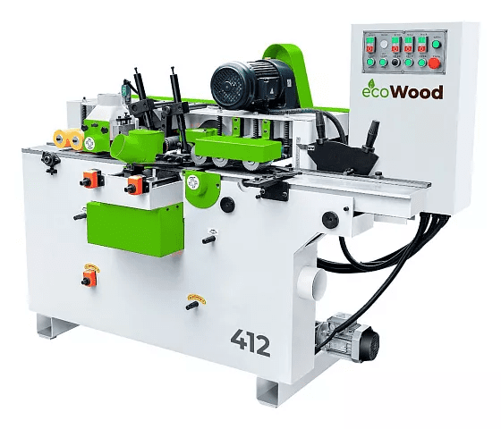 Четырехсторонний продольно-фрезерный станок EcoWood 412 Четырехсторонний продольно-фрезерный станок EcoWood 412