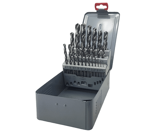 Partner серия S набор сверл HSS M2, 25шт, 1.0-13X0.5мм Partner серия S набор сверл HSS M2, 25шт, 1.0-13X0.5мм