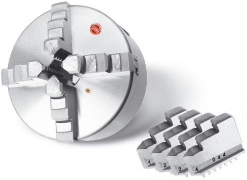 Патрон токарный d 160 мм 4-х кулачковый К-12 с креплением через фланец ( 7100-0005П) Патрон токарный d 160 мм 4-х кулачковый К-12 с креплением через фланец ( 7100-0005П)