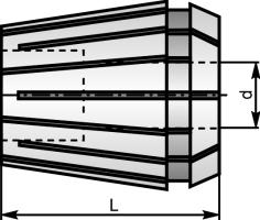 Цанга d 4,0 ER16 L27.5мм DIN 6499