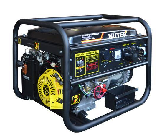 Бензиновый генератор Huter DY6500LXA (с АВР) Бензиновый генератор Huter DY6500LXA (с АВР)
