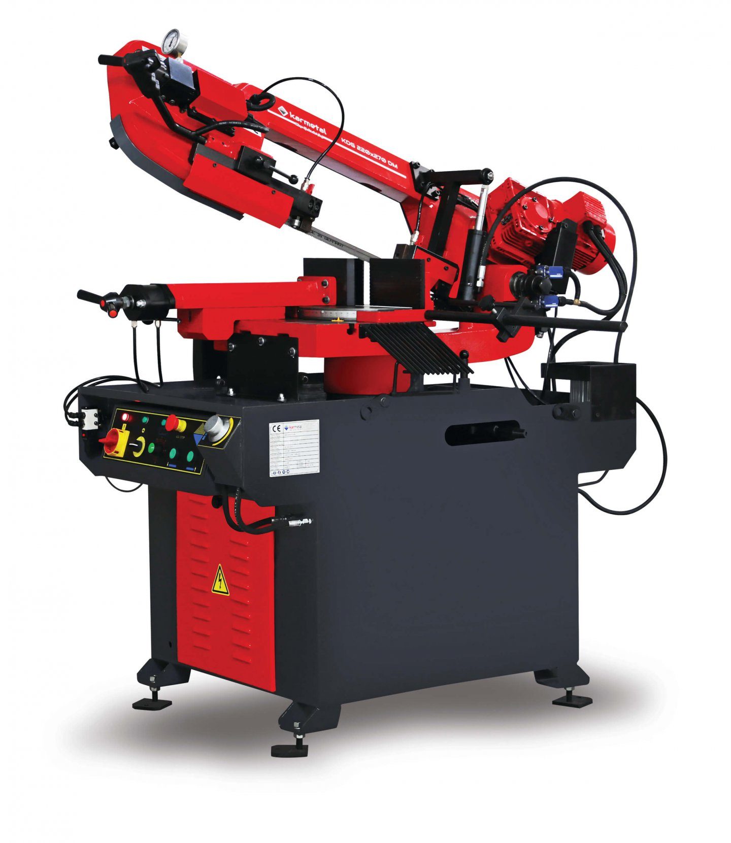 Полуавтоматический консольный ленточнопильный станок KARMETAL KDG 220x310 DM Полуавтоматический консольный ленточнопильный станок KARMETAL KDG 220x310 DM