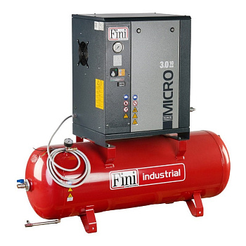 Винтовой компрессор на ресивере FINI MICRO SE 4.0-10-200 Винтовой компрессор на ресивере FINI MICRO SE 4.0-10-200